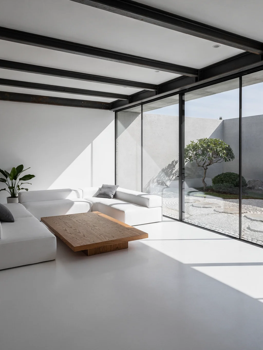 Modern haven with open floor plan and natural light